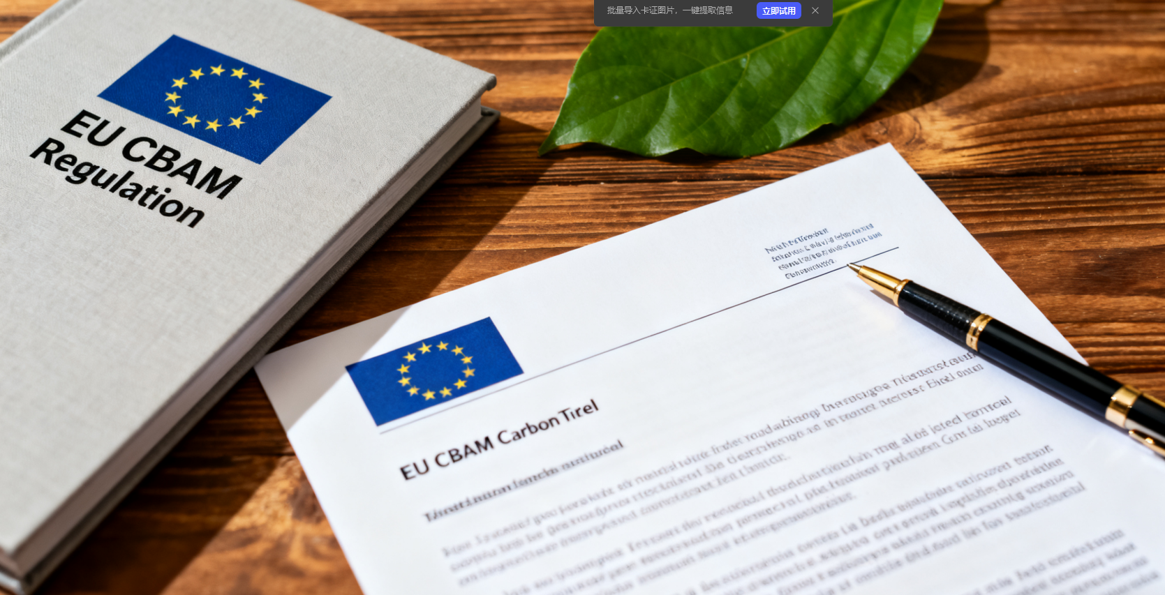 CBAM实施倒计时｜出口企业如何提前布局应对欧盟碳关税？